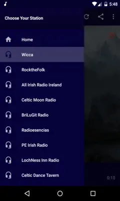 Celtic Music Radio Forever Free android App screenshot 0